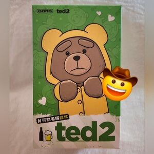 POP MART Ted2 Teddy Bear Action Cowboy Bear Plush Pendent 🐄